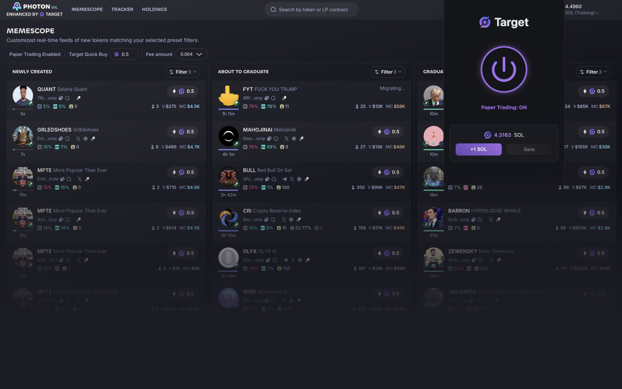 Target Extension Interface